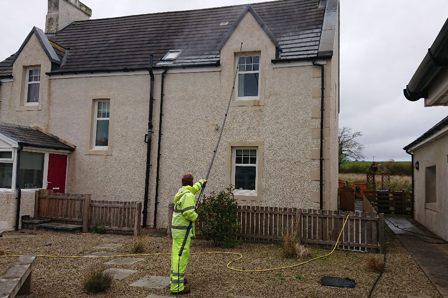 Render Cleaning in Prestwick, South Ayrshire